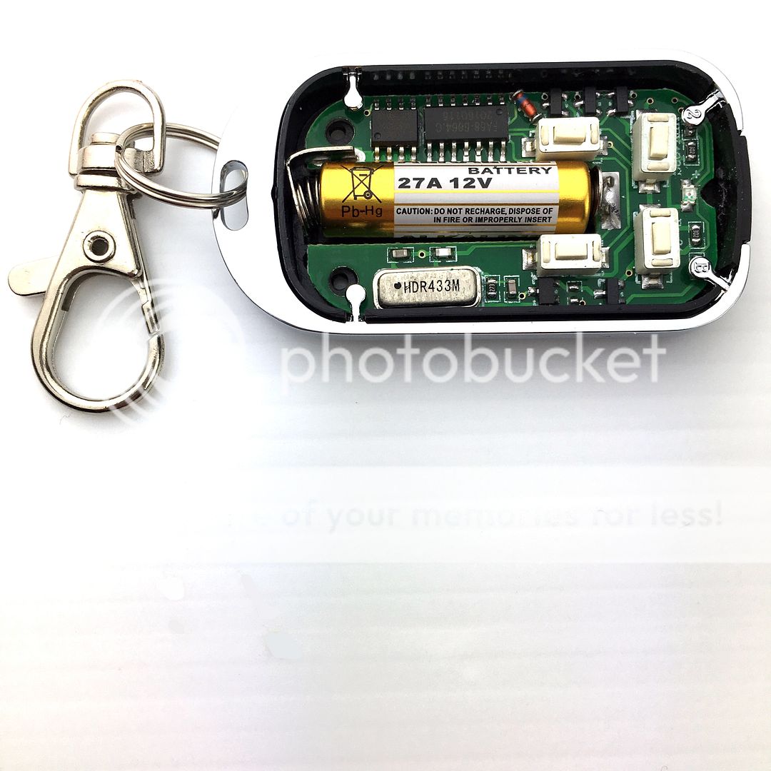 2x Universal Replacement Garage Door Car Gate Cloning Remote Control Key Fob 433 eBay